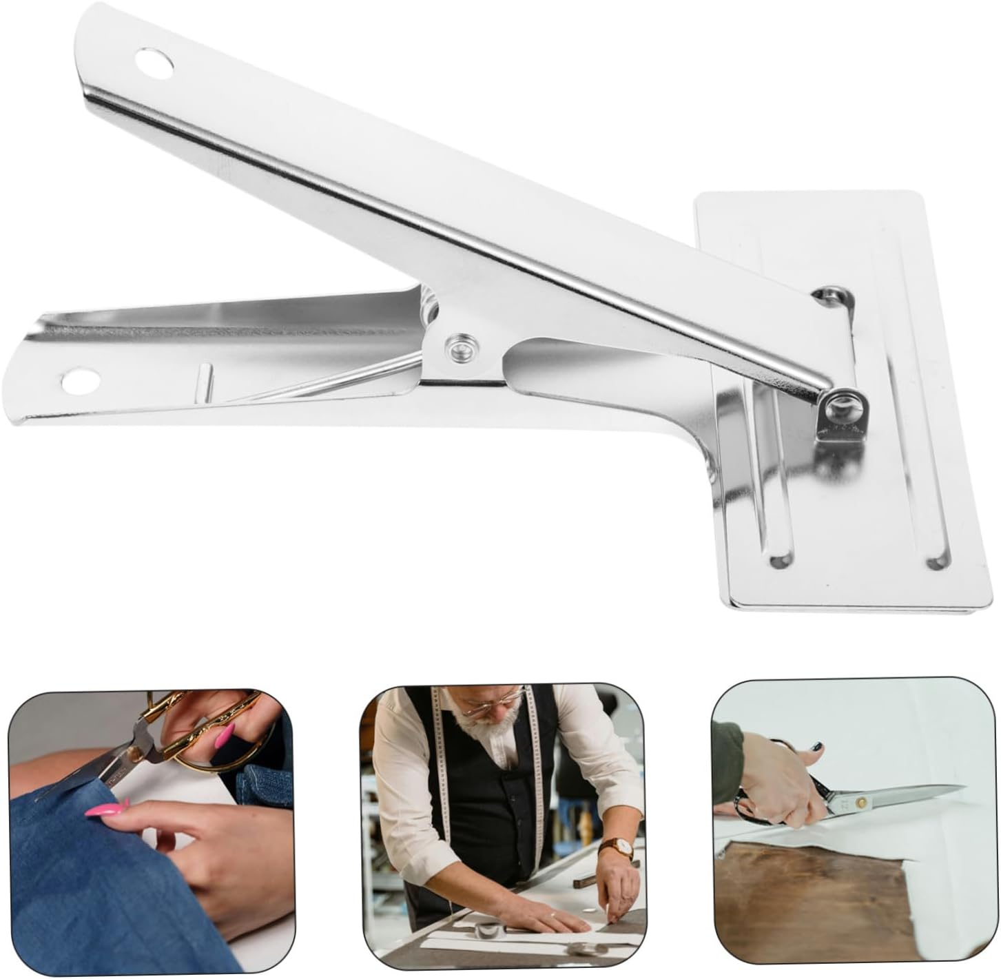 STOBOK 2pcs Sewing Clips for Quilting Heavy Duty Stainless Steel Clamp for Easy Measurement and Projects and Convenient Multi-use Design for Seamstresses and