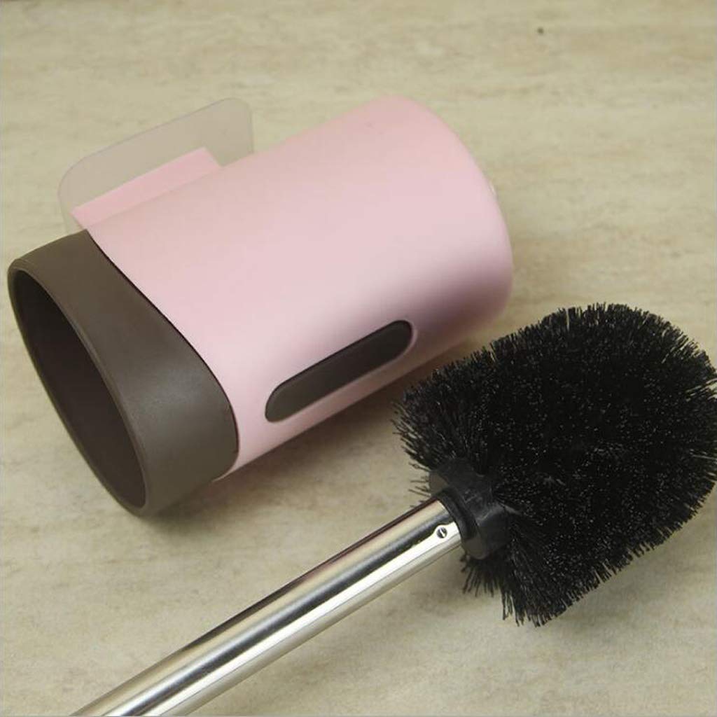 WC-Bürste, WC-Bürste, Wandmontage, WC-Bürsten und Halter, langer Griff, WC-Reinigungsbürste mit Sockel, Badezimmer-WC-Werkzeuge, Toilettenschüsselbürste (1)