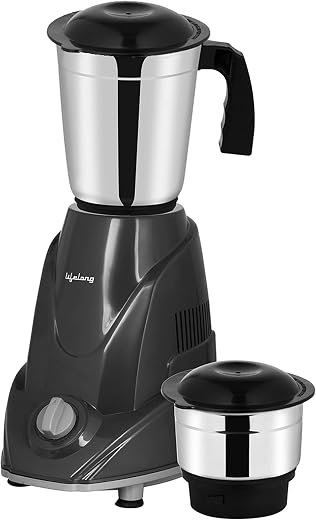 Pringle 2 Jar Mixer Grinder| 500W Powerful Motor | [ISI] Certified | 304 Grade Stainless Steel Blade| 2 Stainless Steel…