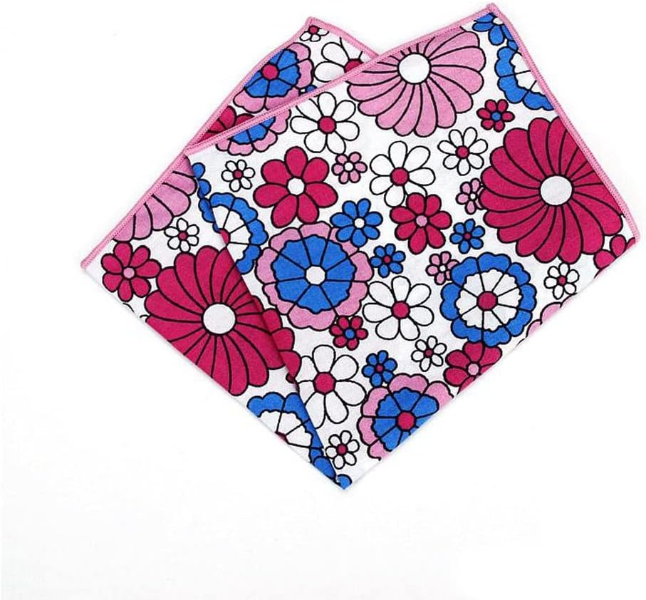 DXMRWJ 男性スーツコットンハンカチドットビンテージポケットスクエア