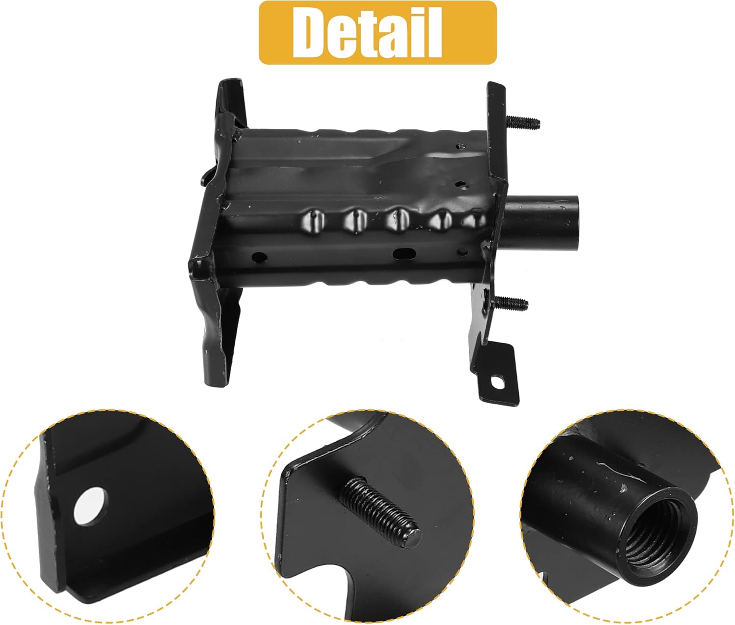 X AUTOHAUX 1 Pair Front Left and Right Side Bumper Bracket for Nissan Rogue 2014-2019 for Nissan Rogue Hybrid 2017-2019 622104BA0A 622114BA0A