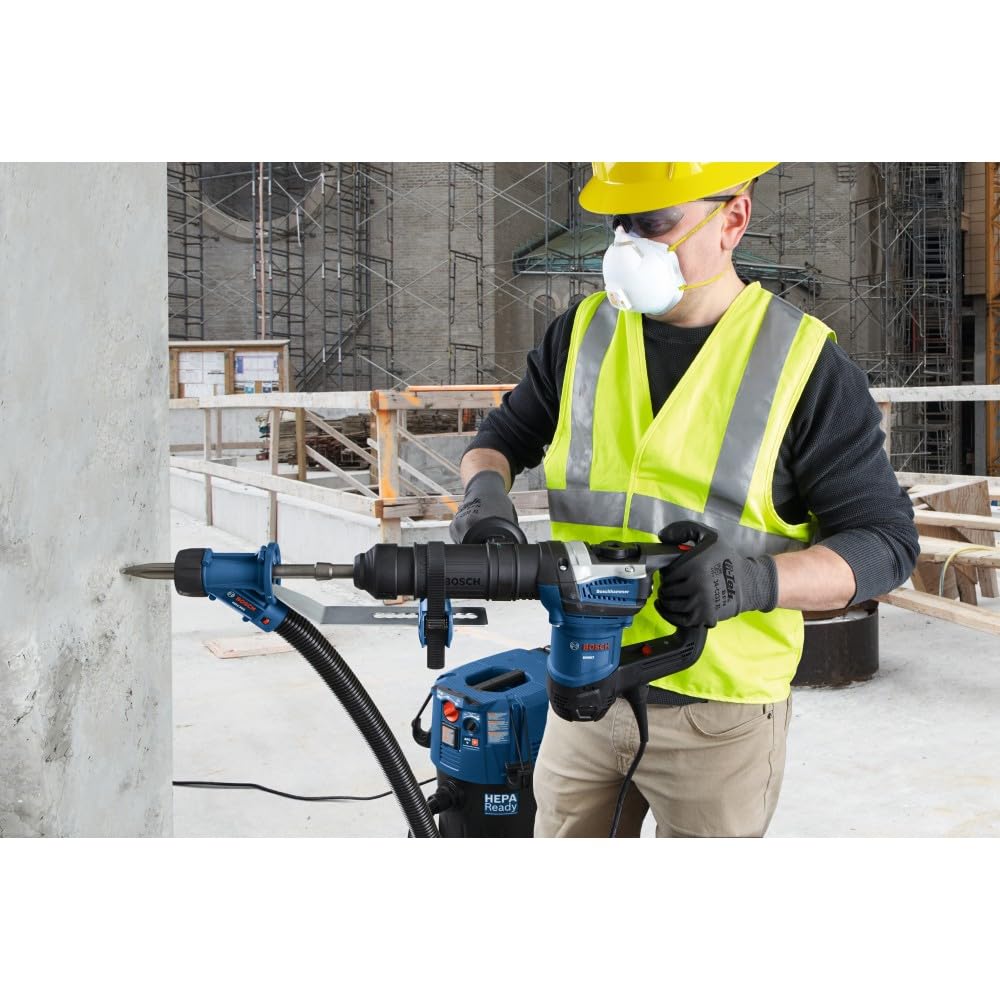 BOSCH DH507 Martello demolitore SDS-Max a velocità variabile da 10 Amp, 12 libbre, blu