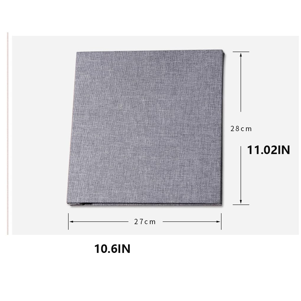 40 cm lniany album fotograficzny DIY zdjęcia ślubne książki 20 stron samoprzylepne zdjęcia scrapbooking książka pamięciowa kochanek szara/biała strona