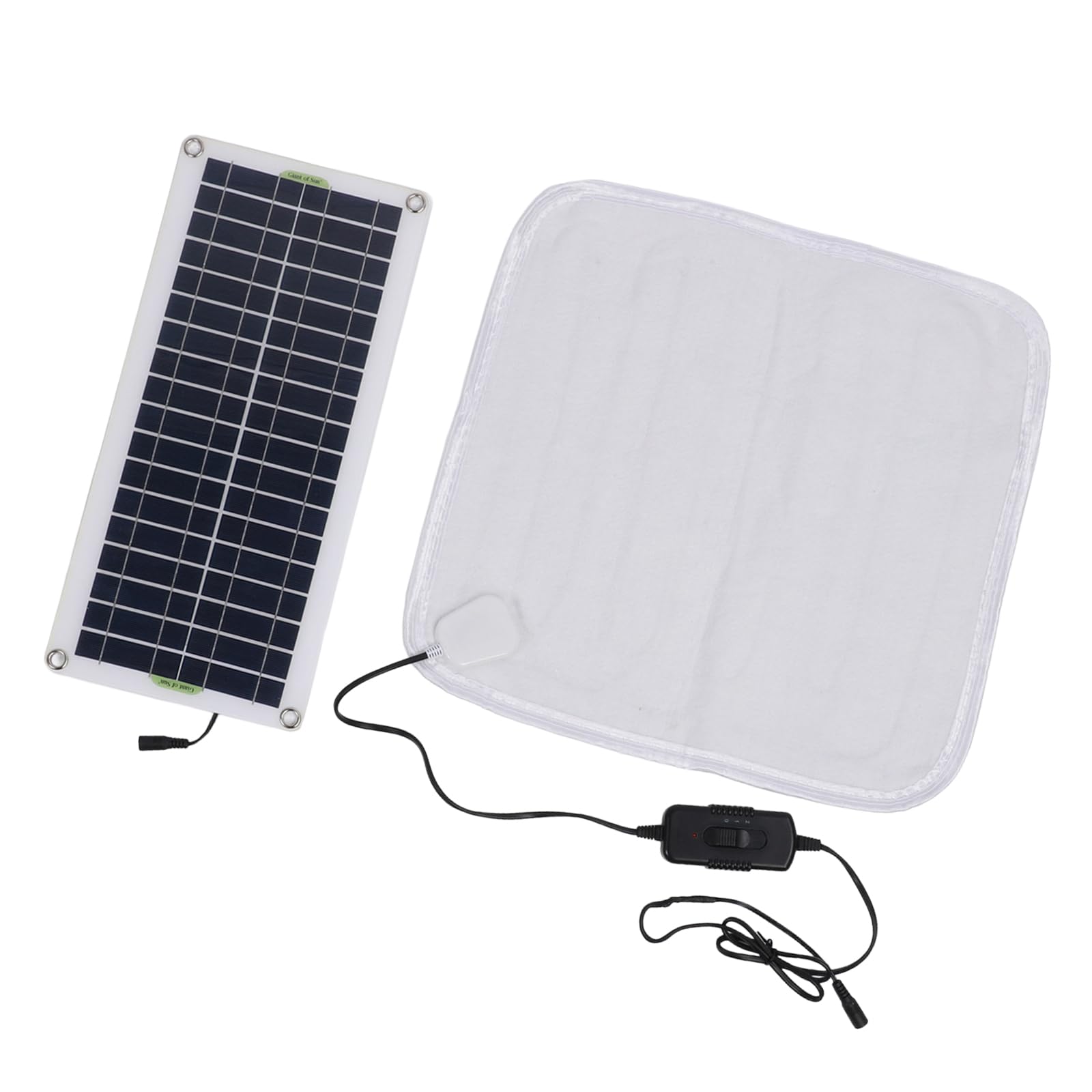 2. tappetino riscaldato solare per animali domestici e calzature leggero design ABS ricaricabile tramite luce solare impermeabile all'aperto riscaldamento pad