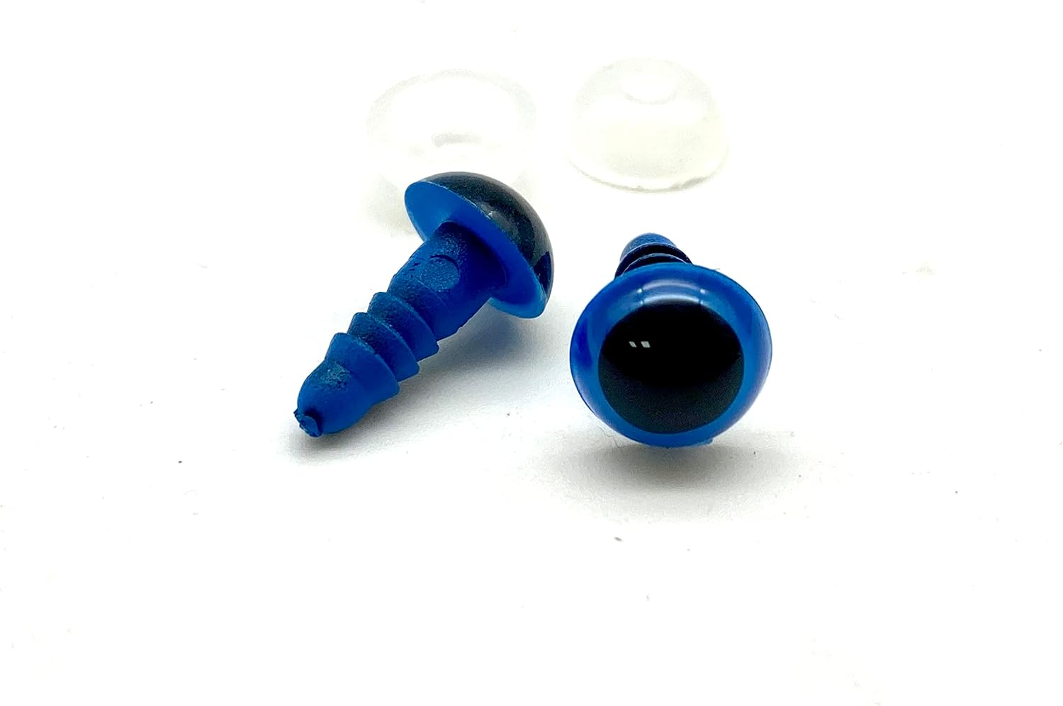 3dancraftit Plastic Safety Eyes with washers 3/8" / 10mm 20 pcs Dark Blue EA73