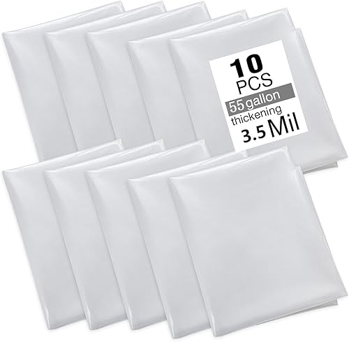 Miniatura 8 de Bolsas colectoras de polvo 6 piezas de un solo lado total 3.5 mil 19.5" de diámetro (31" ancho x 40" largo) para el colector de polvo Harbor Freight