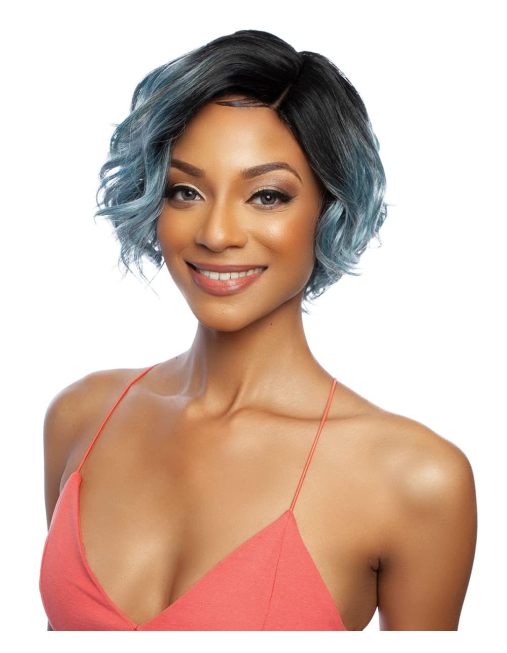Mane Concept Red Carpet Synthetic 5" Deep Part HD Lace Wig - RCHD105 LOLA (SR2/PACIFICBLUE)