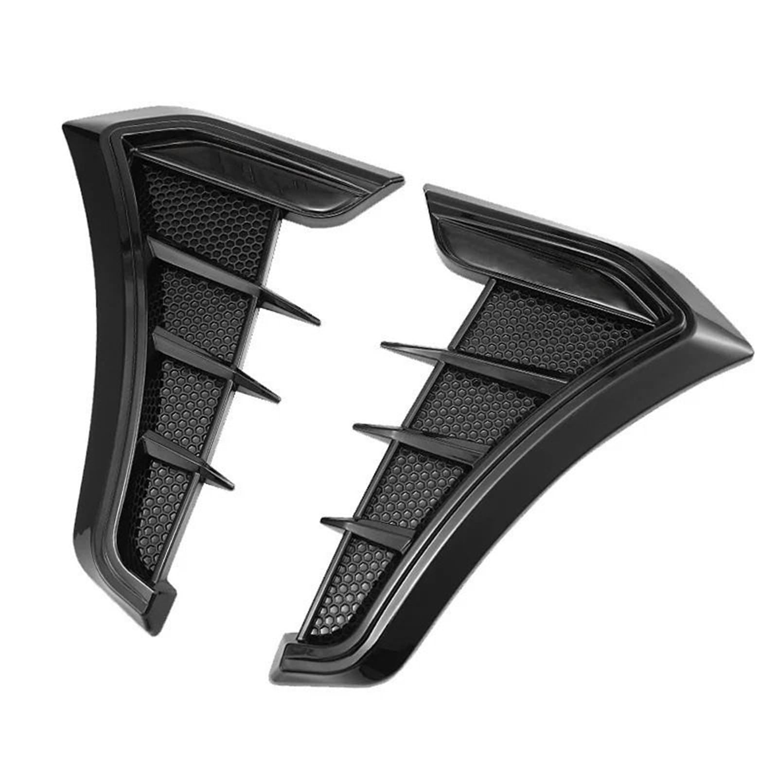 Car Side Wing Trim Carbon Black Car Side Wing Fender Sticker Decals Body Fit for Chery Jaecoo J6 J7 J8 2023-2025(2Pc-Black)