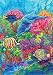 Toland Home Garden Coral Reef 28 x 40 Inch Decorative Colorful Tropical Ocean Sealife Fish Dolphin House Flag