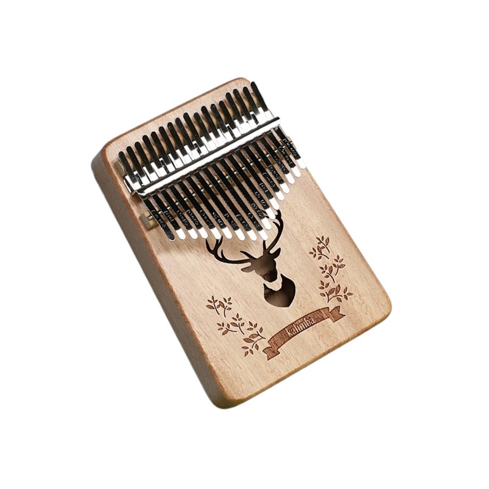 Anfänger Kalimba Kalimba Originalfarbe Mahagoni Daumenklavier Kalimba 17 Töne Anfänger-Fingerklavier
