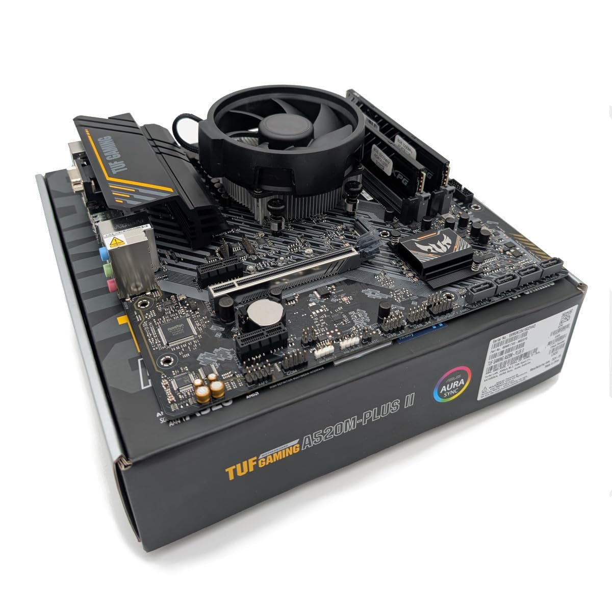 Ryzen 7 5700X 3.4Ghz (Turbo 4.6Ghz) 8 Core 16 Thread CPU, TUF GAMING A520M-PLUS II Motherboard & 16GB 3200Mhz DDR4 RAM Pre-Built Bundle