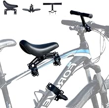 Foreverup Children's Front Bicycle Seat, Compatible with All Mountain Bikes Adults, Front Bicycle Seat with Handlebar and Pedals for Children from 2 to 6 Years (up to 30 kg)