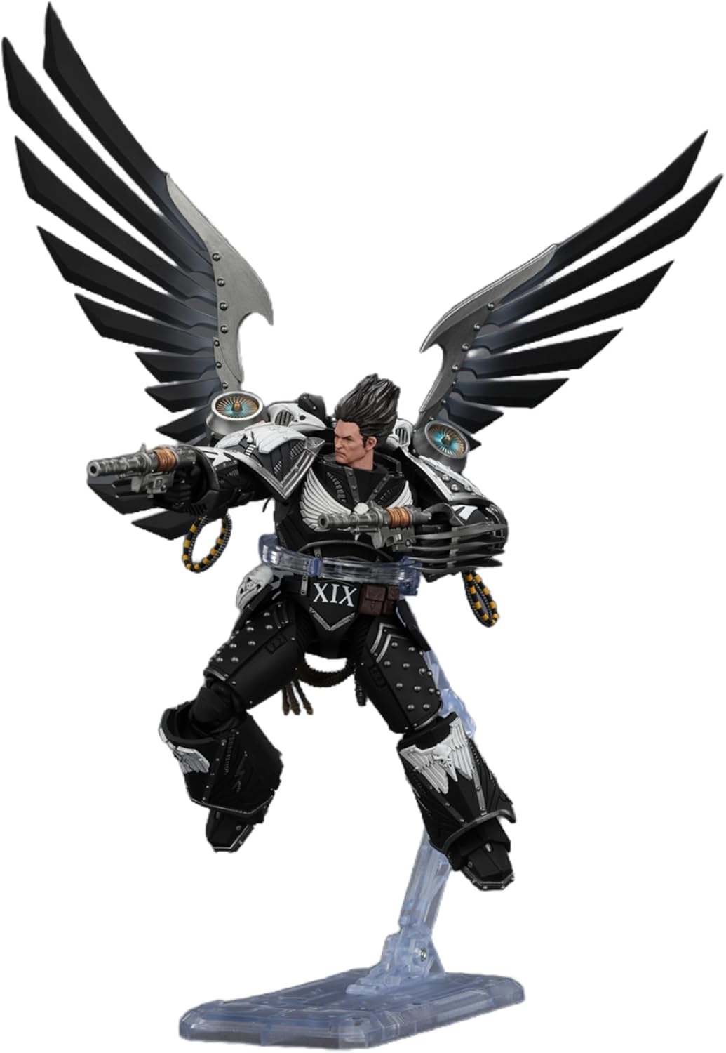 JOYTOY Corvus Corax Warhammer 40k Raven Guard 1/18 Action Figure Raven Guard Corvus Corax Primarch of the XIX Legion Collectible Gifts,Toys for Kids 15+ and Adults 7-inch Pre-Order