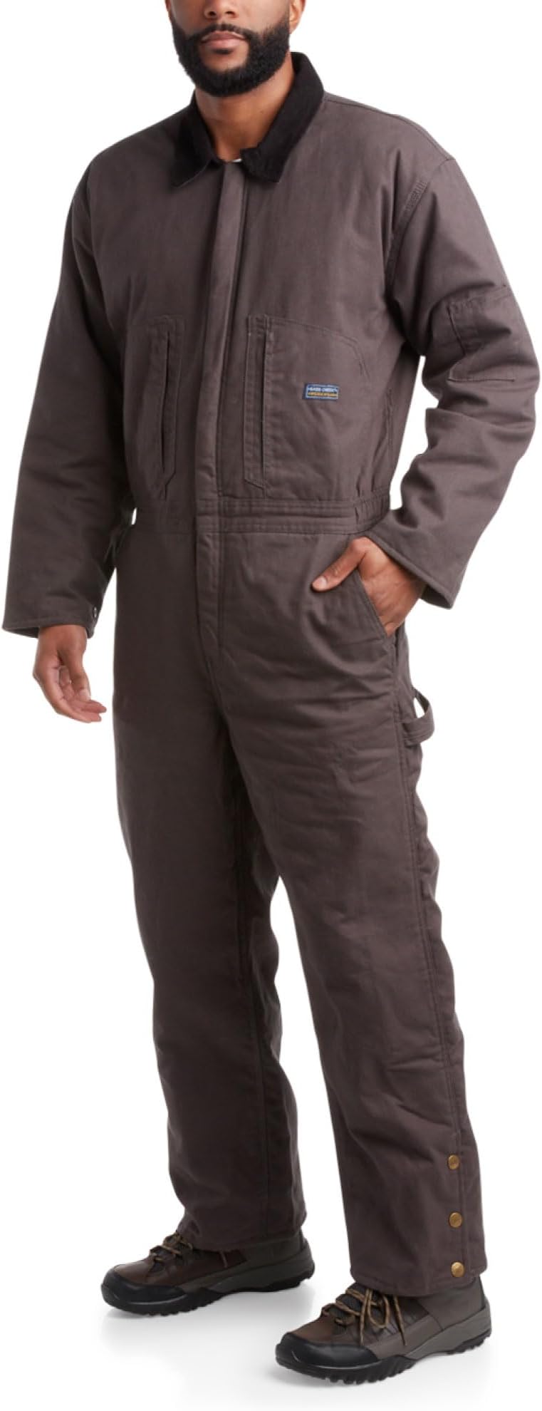 Mens Coveralls - Water Resistant Long Sleeve Work Wear Jump Suit Insulated Coveralls for Men