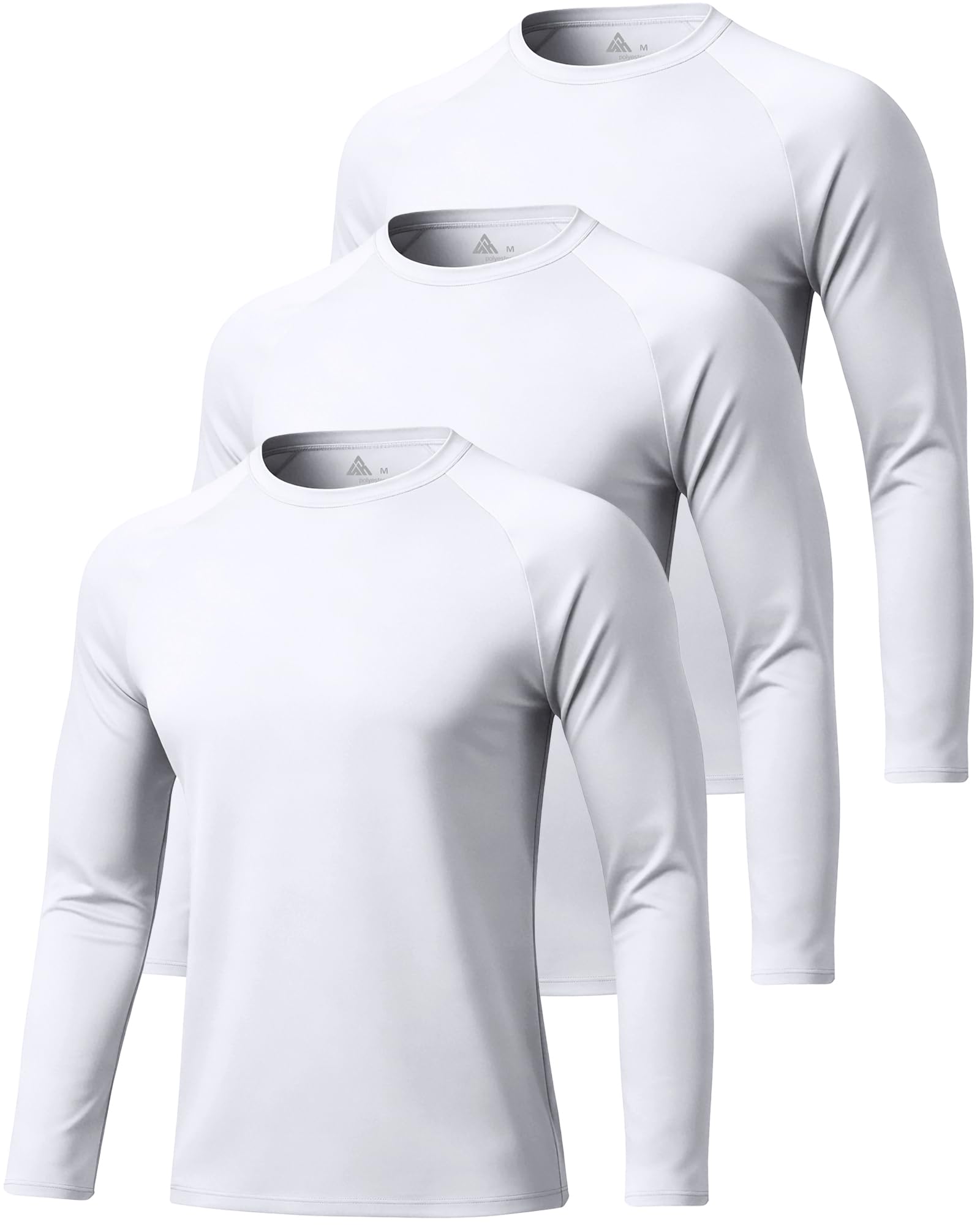 ZITY Long Sleeve Shirts for Men UPF 50+ Moisture Wicking Workout