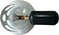 Vista 7 de DozyAnt adaptador universal para relleno de garrafa de propano, desechable, el más seguro. Accesorio de válvula reguladora 100% sólida para todos