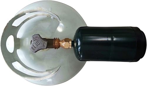 Vista 7 de DozyAnt adaptador universal para relleno de garrafa de propano, desechable, el más seguro. Accesorio de válvula reguladora 100% sólida para todos