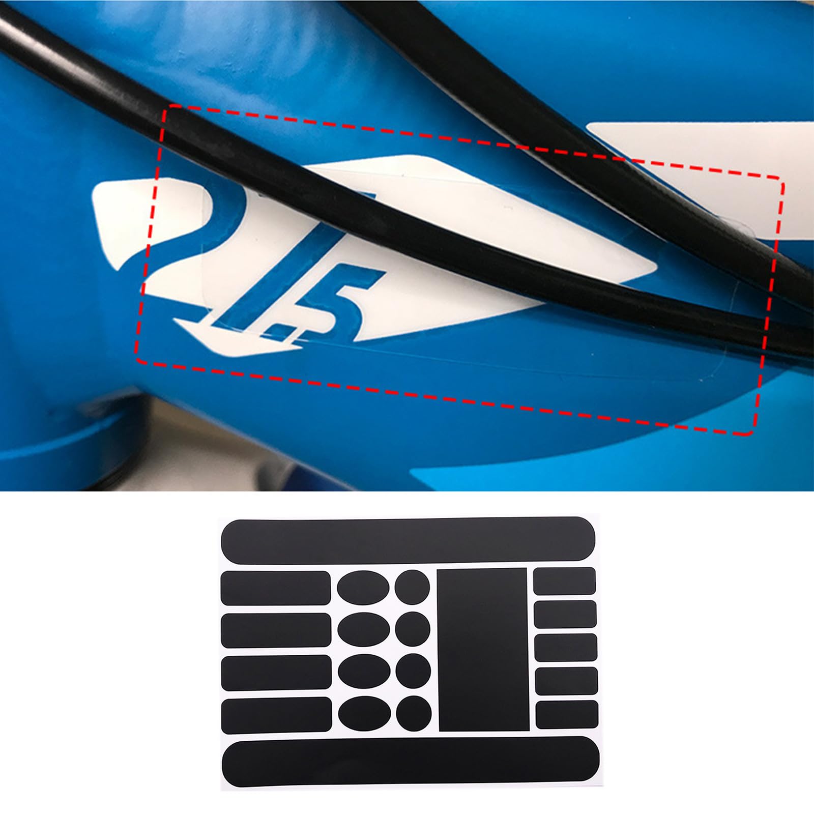 jiingekk Bicycles Chainstay Frame Protections Stickers Bike Chainstay Stickers Chainstay Protector Cycling Chain Guard Stickers