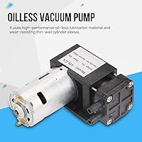 Vista 5 de Mini bomba de vacío DC 24V - Aire, agua, gas - 85KPa, 40L/min, sin aceite