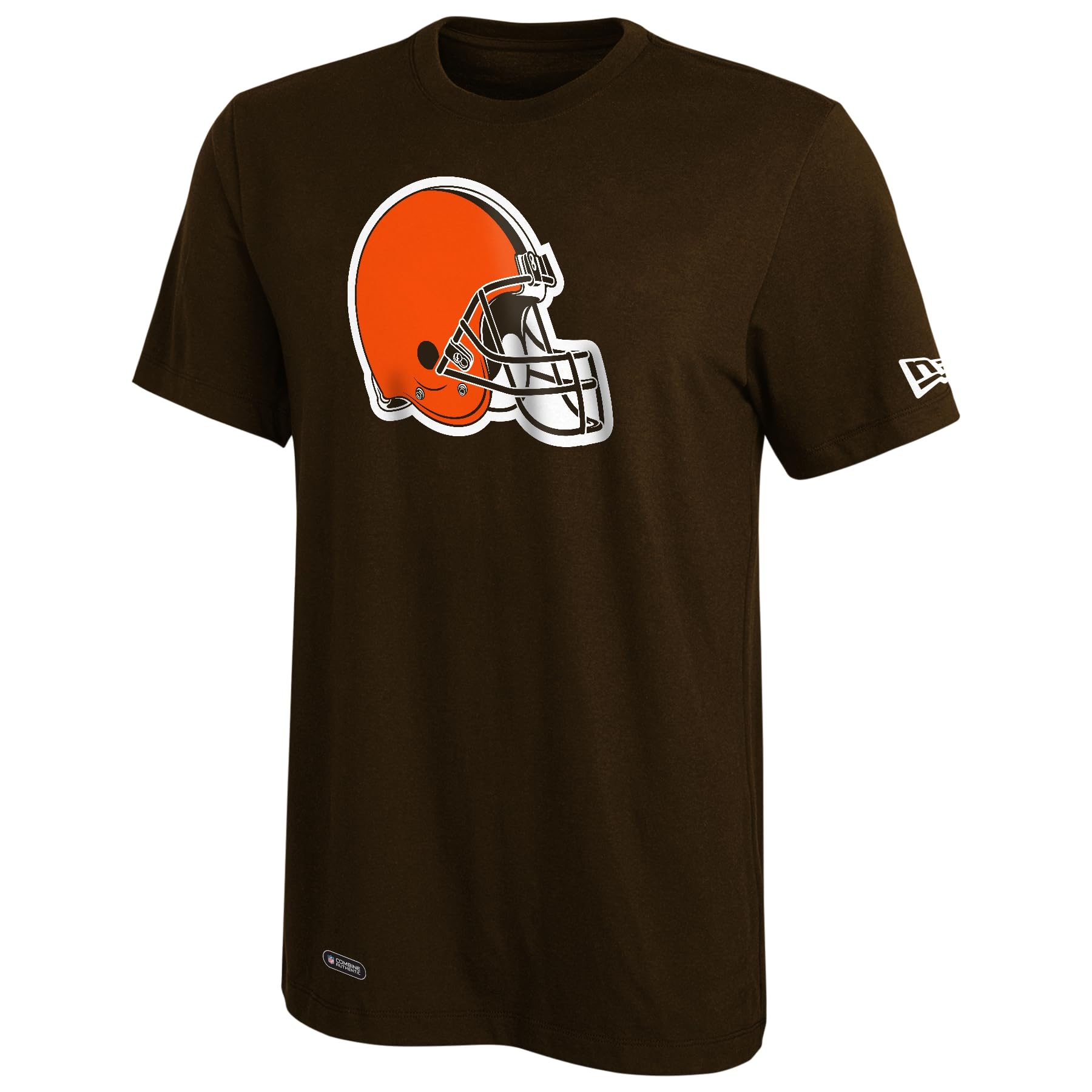 New Era NFL Football Men's Stadium Logo Short Sleeve Performance T-Shirt, Cleveland Browns, Large