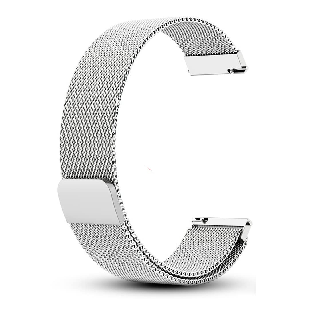 STRPY 22mm Replacement Milanese Magnetic Clasp Chain Strap Band For Amazfit GTR 2 /GTR 2e Smart Watch, Metal Straps (SILVER) (B0BM6BF153) Amazon Price History, Amazon Price Tracker