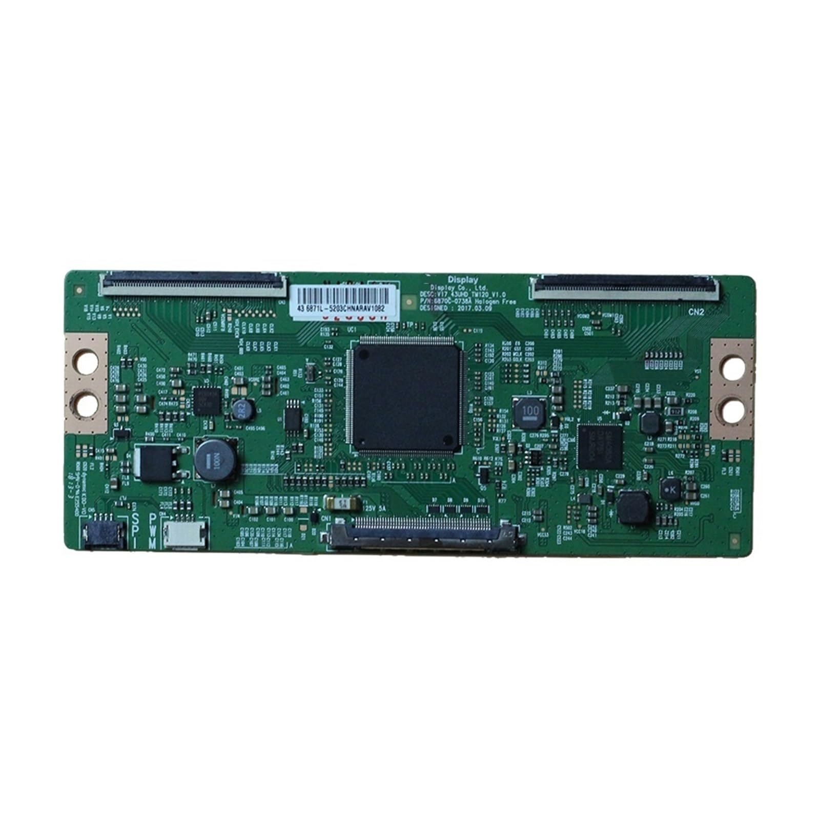 JQIBFXCS Motherboard Inverter 6870C-0738A T-con Board 6870C 0738A, Compatible for Sony, TV 43/49/ 55 Inch Logic Board V17_43UHD_TM120_1.0 6871L-5203C 6870C 0738A.(55 Inch)