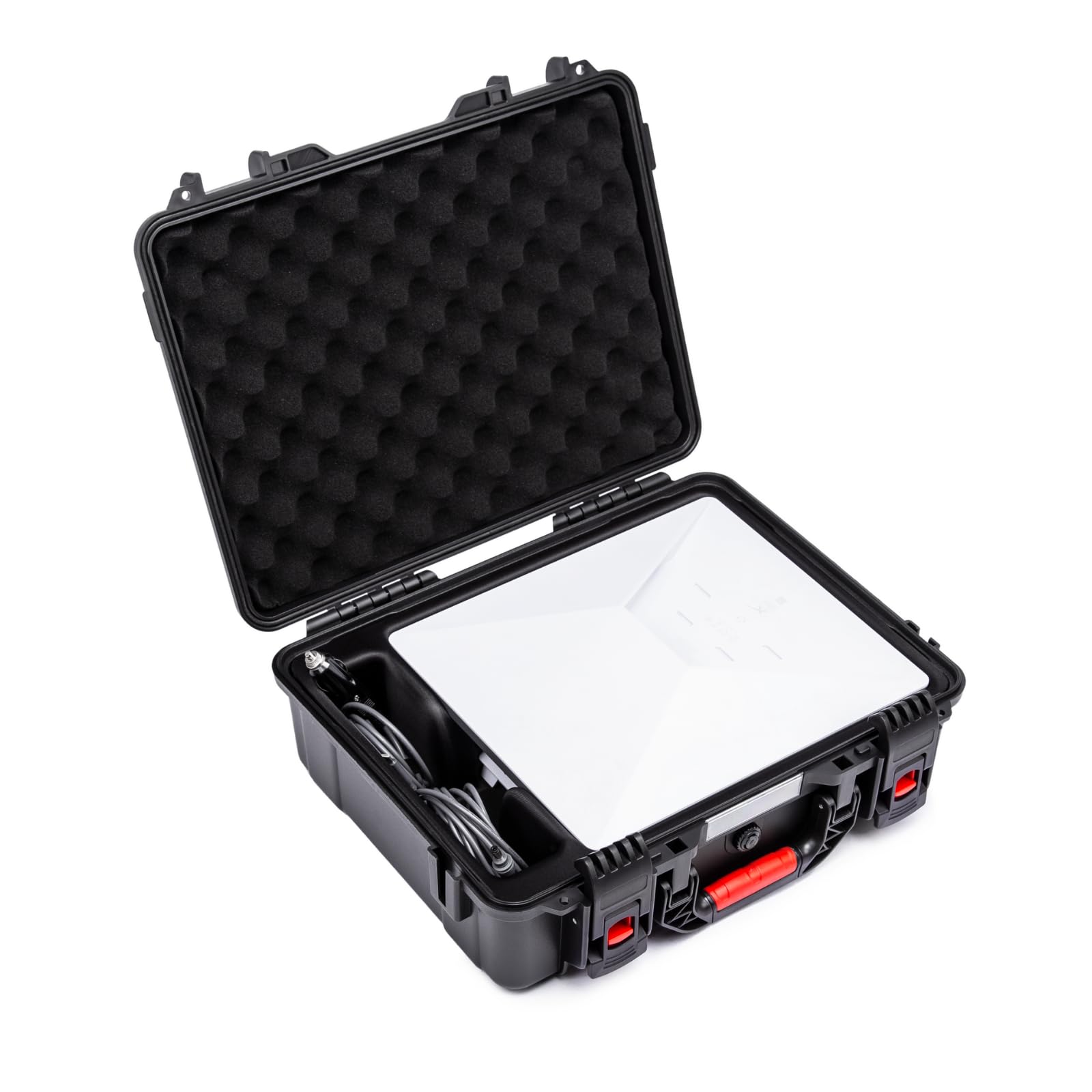 Valigia Impermeabile IP67 per Starlink Mini, Custodia Rigida con Chiusura di Sicurezza a Doppio Scatto (Red Plate), Protezione Totale Antiurto e Tenuta Stagna per Outdoor