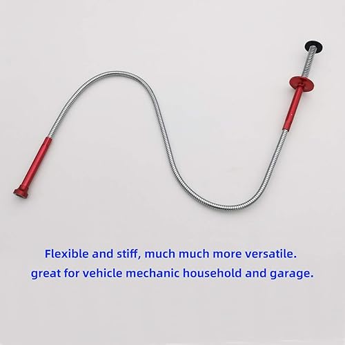 Vista 2 de Flexible Claw Pickup Tool with Magnet,28", 2-in-1 Magnetic Pickup Tool, 4-Finger Claw, Rustless Flexible and Stiff Shaft, User-friendly, Versatile