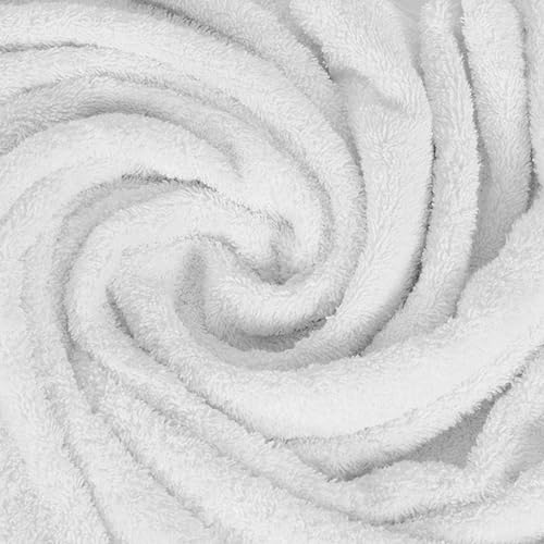 Miniatura 6 de BY LORA Toalla de mano de algodón de rizo, juego de 6, color verde azulado náutico