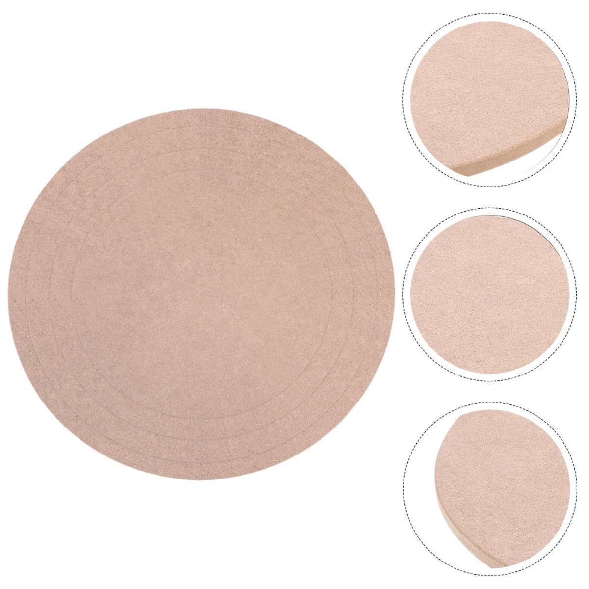 Alipis Base Para Torno De Alfarero y Tabla De Secado De Densidad Alta, 5 Piezas De Fibra De 11 a 20 Cm, Para Modelar Arcilla y Manualidades Cerámicas En Casa, Uso Artesanal y Decorativo