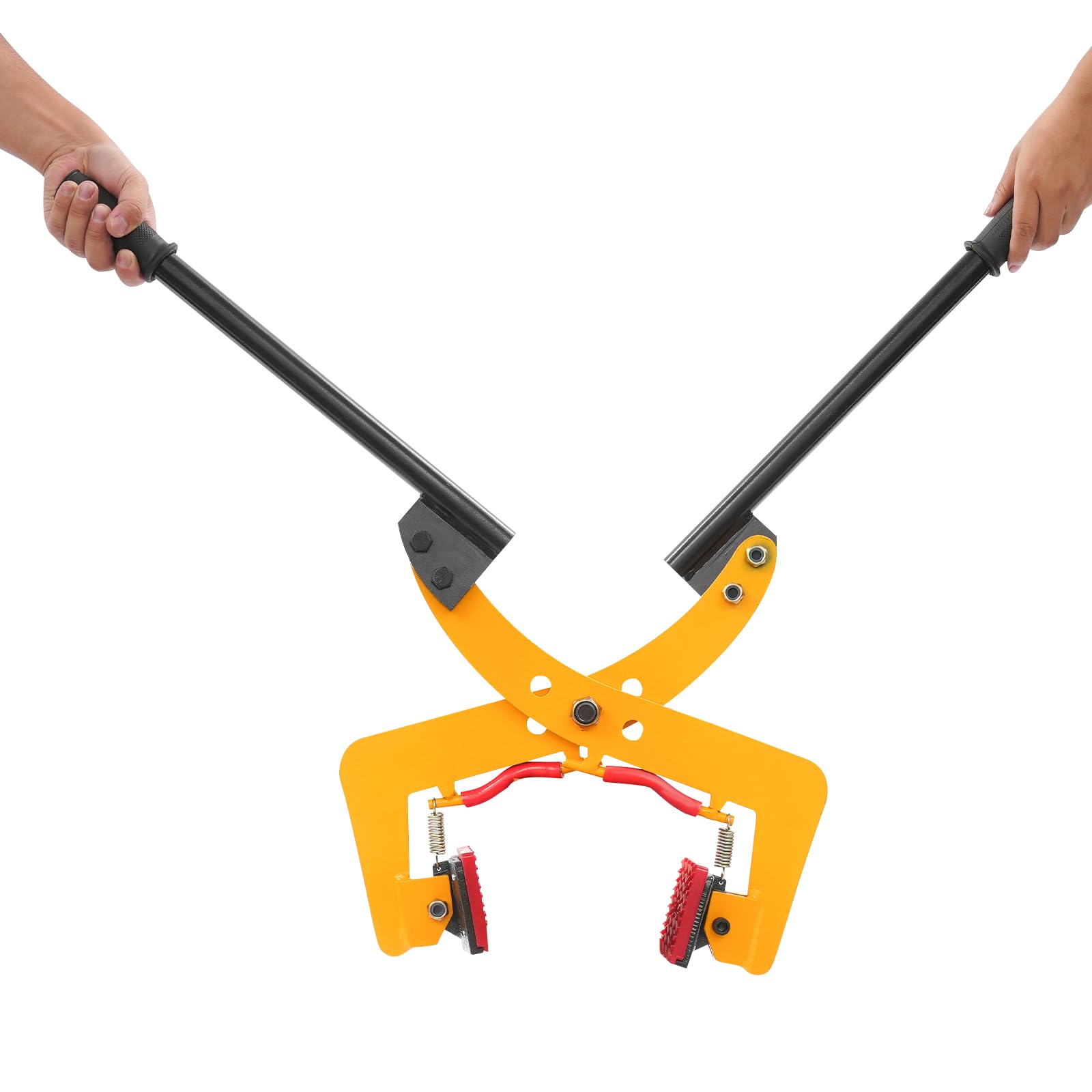 Pinza para bordillos (280 kg, apertura ajustable de 8 a 30 cm, para bordillos, madera, hormigón)