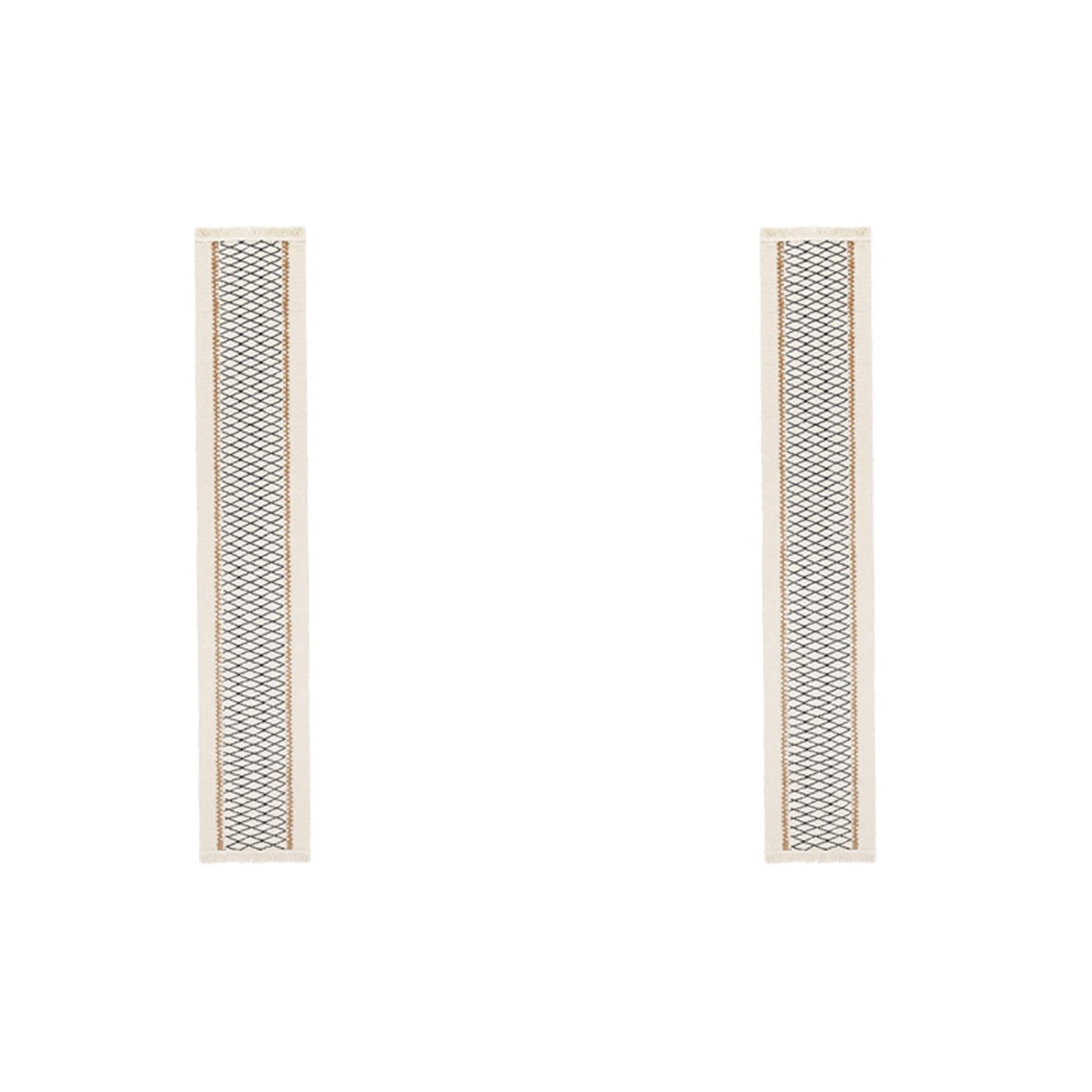 Hndhbfgrt 2X Bohemian Dining Table Runner - Jute Burlap Natural Table Runner 72 Inches Long, Farmhouse Style Braided Table Runner