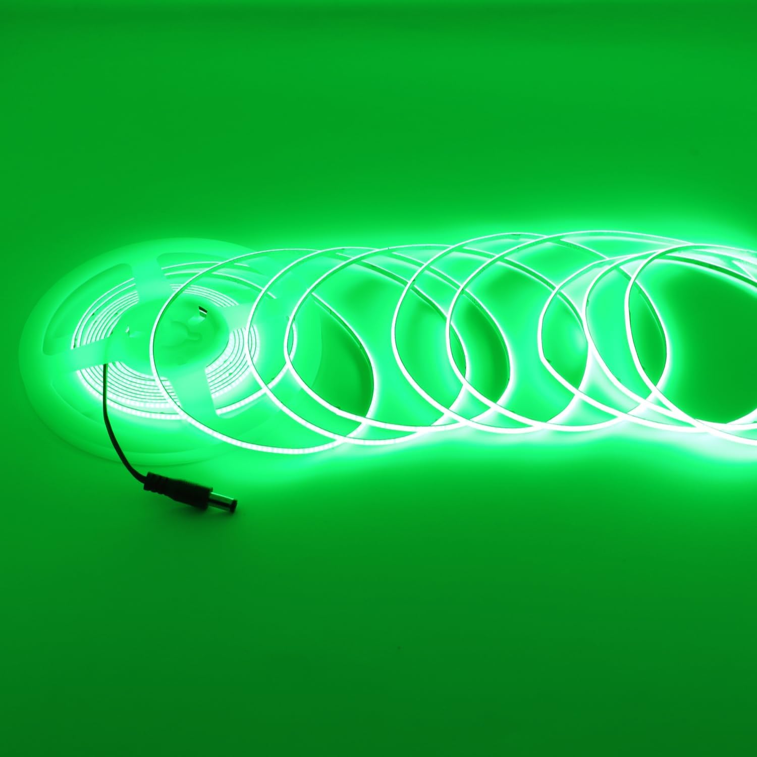 COB LED Strip Light, Ultra-Thin 12V 3mm16.4ft Ultra High Density Tape Light, 480LED/m, CRI 90+, Flexible Cuttable LED Lighting for Home Indoor Decor (Without Power Supply)