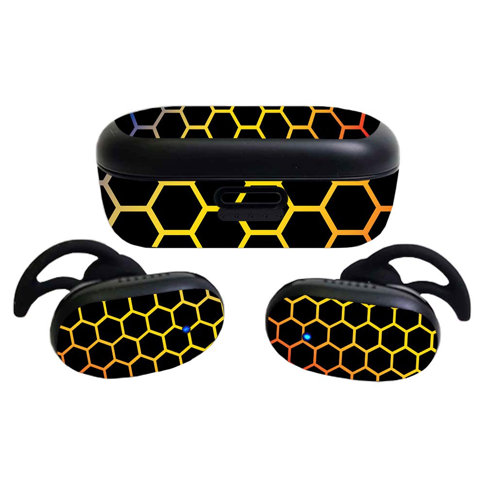 MightySkins Glossy Glitter Skin Compatible with Bose QuietComfort Earbuds (2020)