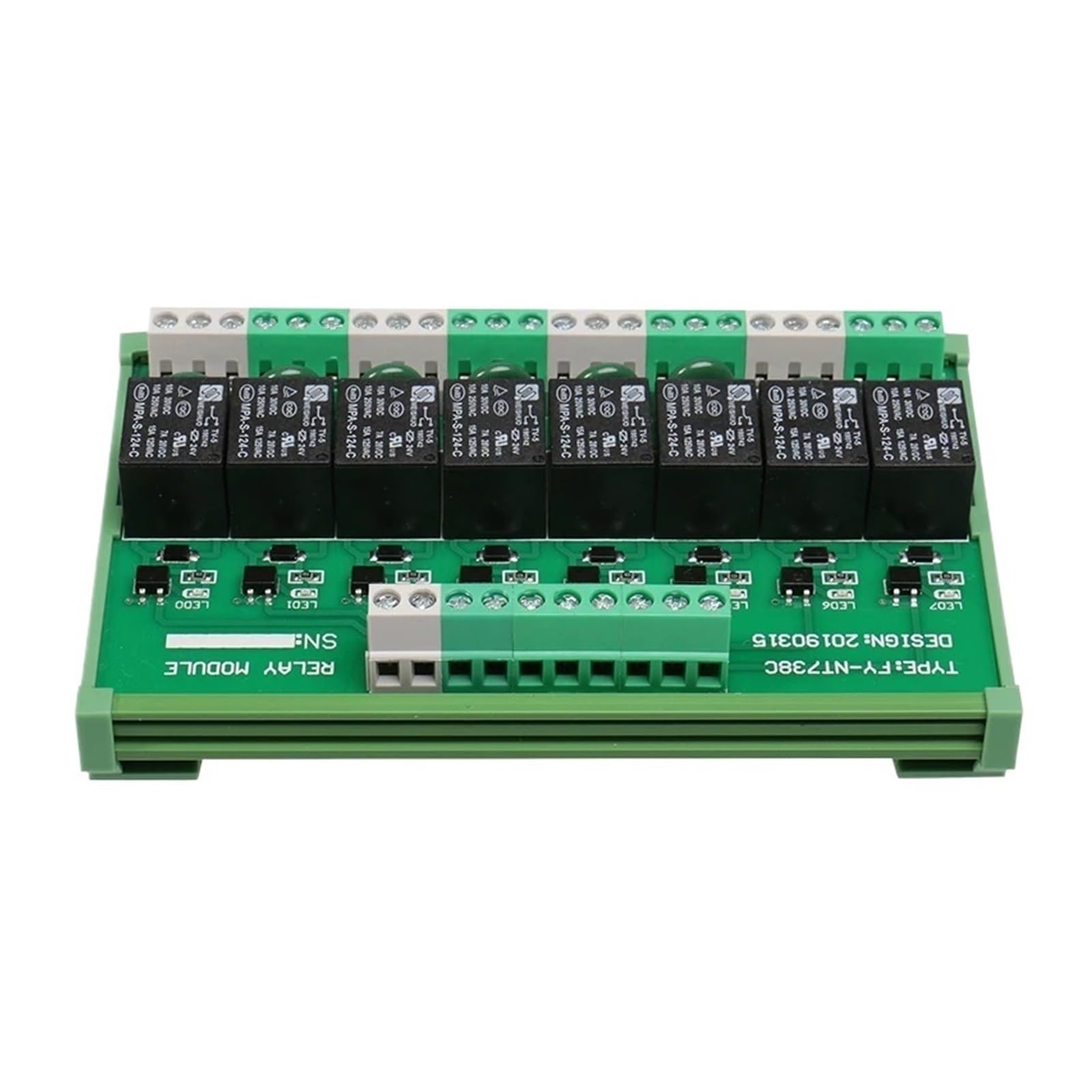 OSHZIKJII Relay Module 5VDC 12VACDC 24V(FY-T738-24VACDC)