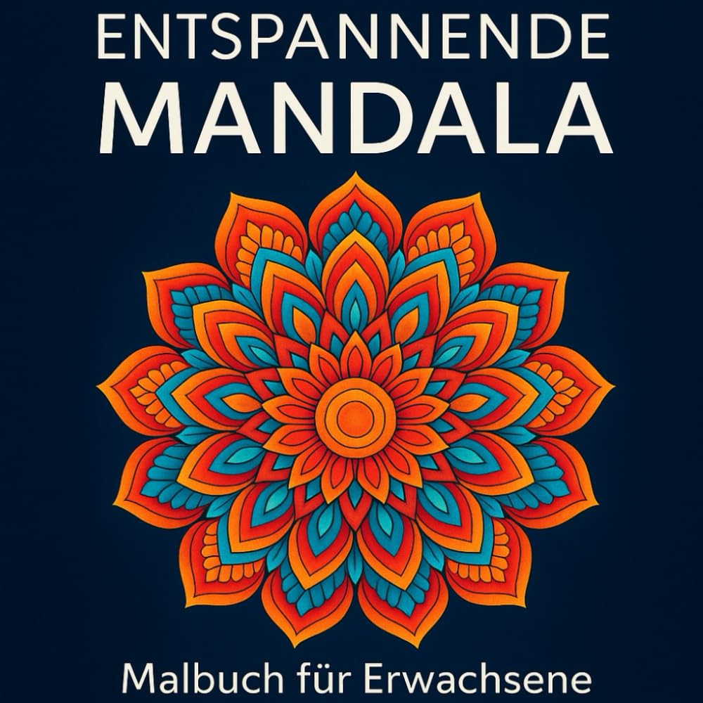 Mandala Malbuch für Erwachsene – Entspannung & Stressabbau durch kreatives Ausmalen: 50 wunderschöne Mandalas für innere Ruhe, Achtsamkeit und ... – ideal zum Abschalten, Relaxen & Meditieren