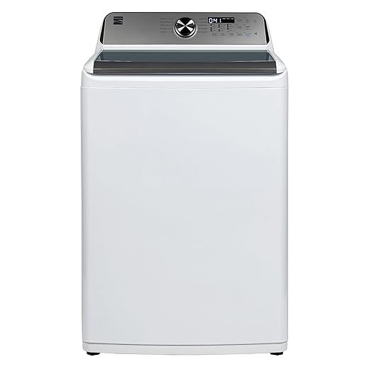 Kenmore 4.5 cu. ft. Top Load Washer with Triple Action Impeller for Tough Dirt & Stains-Reduce Laundry Time with Accela and Express Wash-LED, White