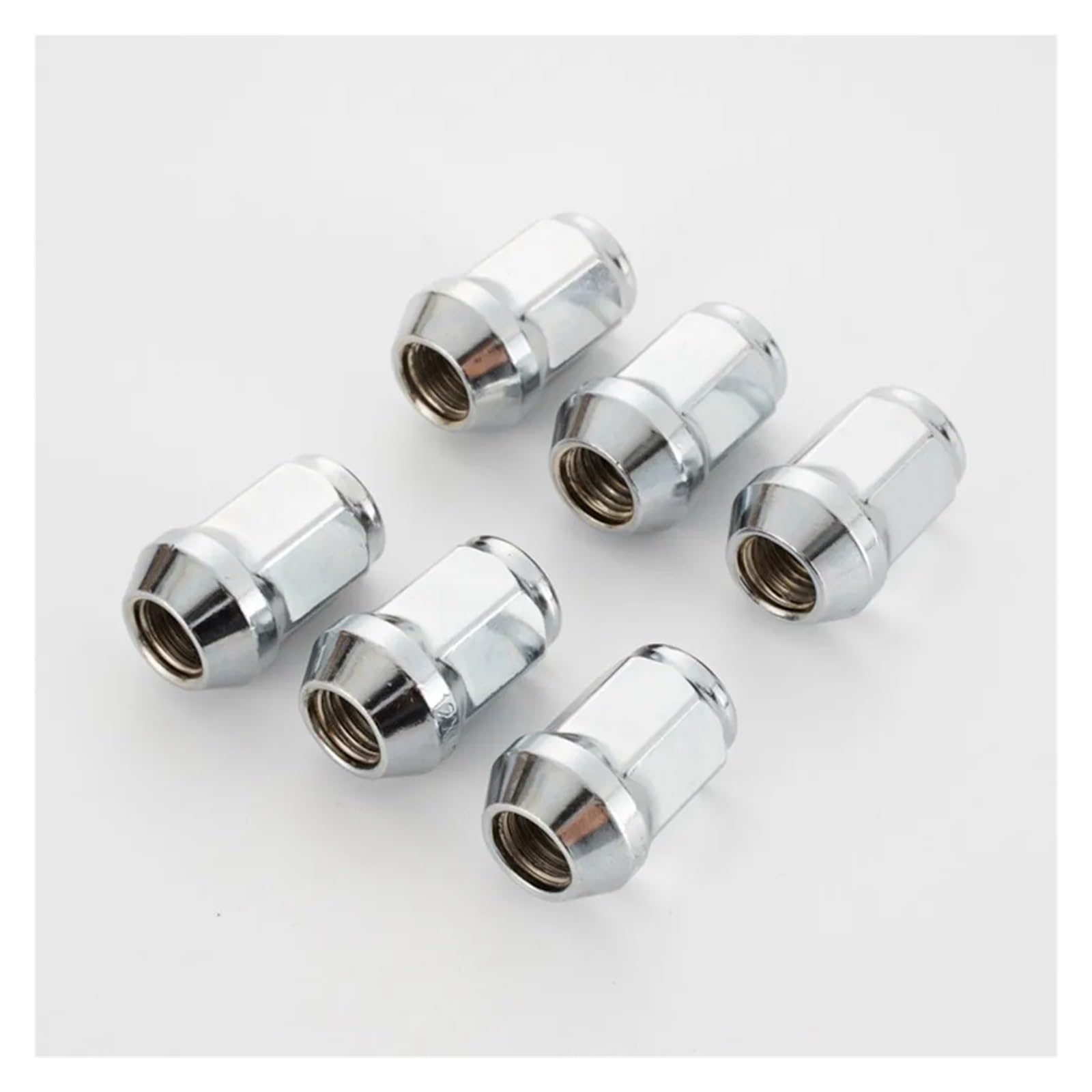 Dadi Ruota a ghianda con estremità Chiusa esagonali da 35 mm, esagonali da 21 mm, cromati, Dadi Ruota a ghianda da 19 mm M12X1,15, M12X1,5(20pcs hex21mm,M12x1.25)