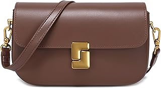 imeetu Soft Leather Crossbody Bag for Women, Top Handle Shoulder Bag Removable Shoulder Straps