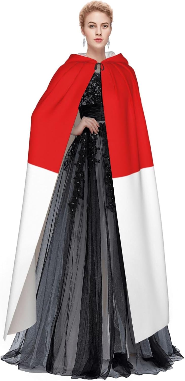 Flag of Hesse Unique Darkness Poncho Shawl - Customizable Wearable Blanket for Women, Perfect Halloween Costume Accessory, Knight, Akatsuki, and More