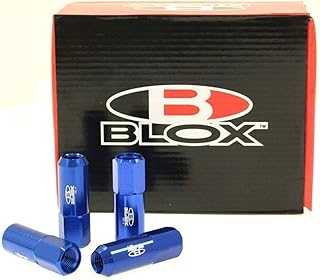 V-MAXZONE M-7402 - Tuercas de Carrera, 60 mm, M12 x 1,5, Color Azul