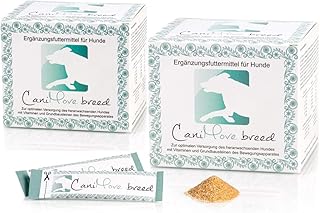 Breed Doppelpack, 2 Pkg mit je 100 Stick-Beuteln (100 x 2,5g), Ergänzungsfutter für Welpen und Junge Hunde für eine optimale Entwicklung von Knochen, Gelenken und Nerven.