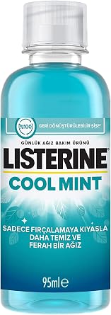 listerine cool mint ağız bakım suyu 95 ml