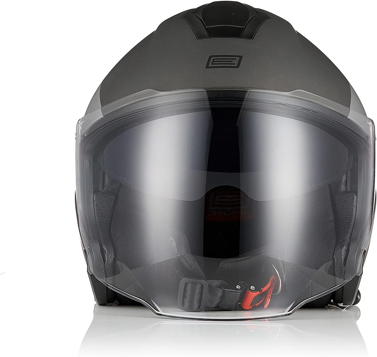 ORIGINE 3/4 Open Face Motorcycle Helmet with Double Visor for Scooters, DOT Approved