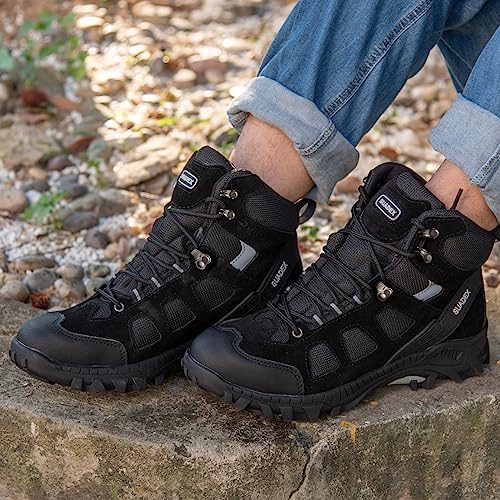 Image of SUADEX Steel Toe Boots for Men Women Indestructible Non Slip Comfortable Work Boot Safety Construction Shoes
