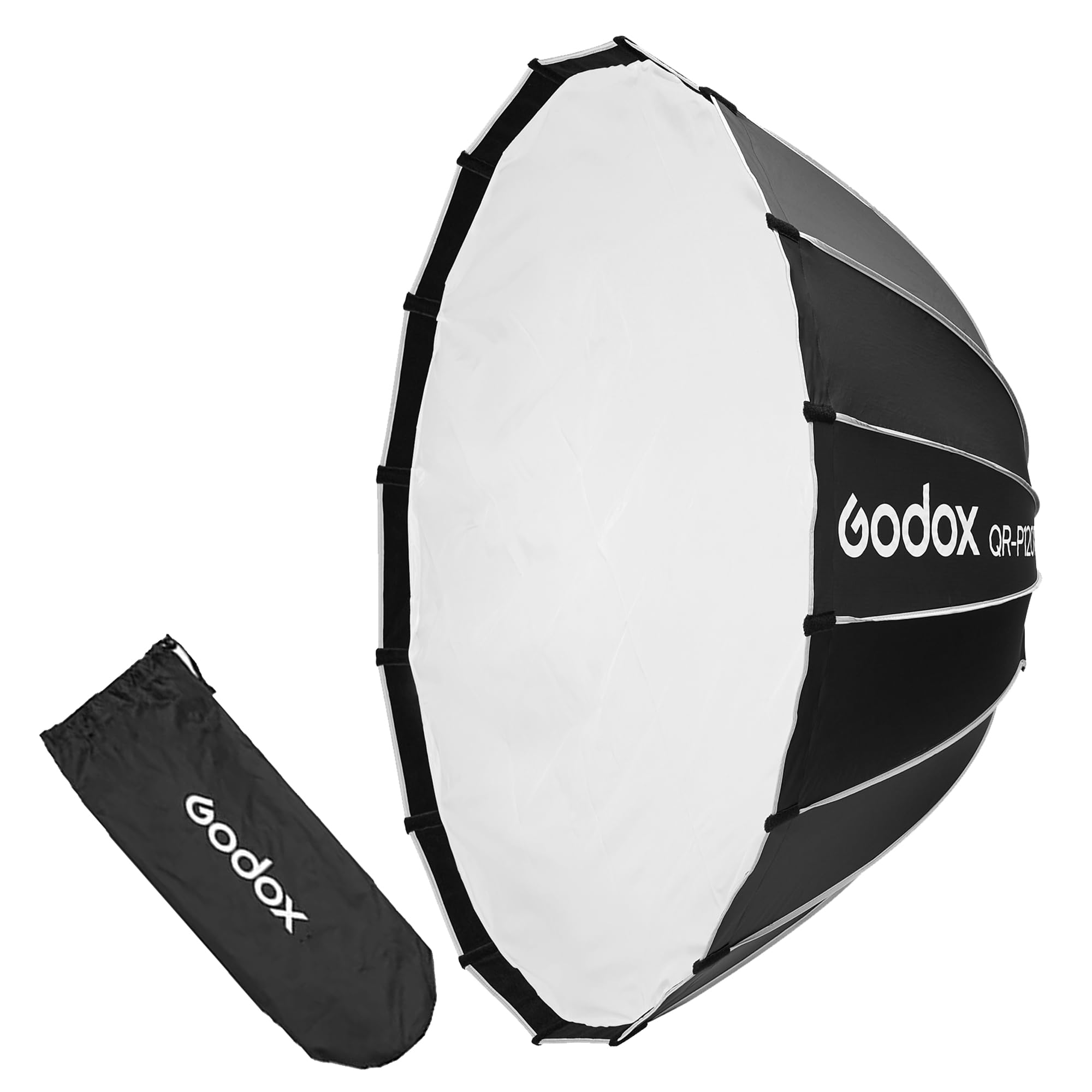 Godox QR-P120T 47" Quick Release Parabolic Softbox for Godox SL60II SL150III FV150II AD300PRO AD400PRO AD600BM SZ300R VL300 UL150II ML60 Other Bowen Mount Studio Flash Speedlite-picture-22