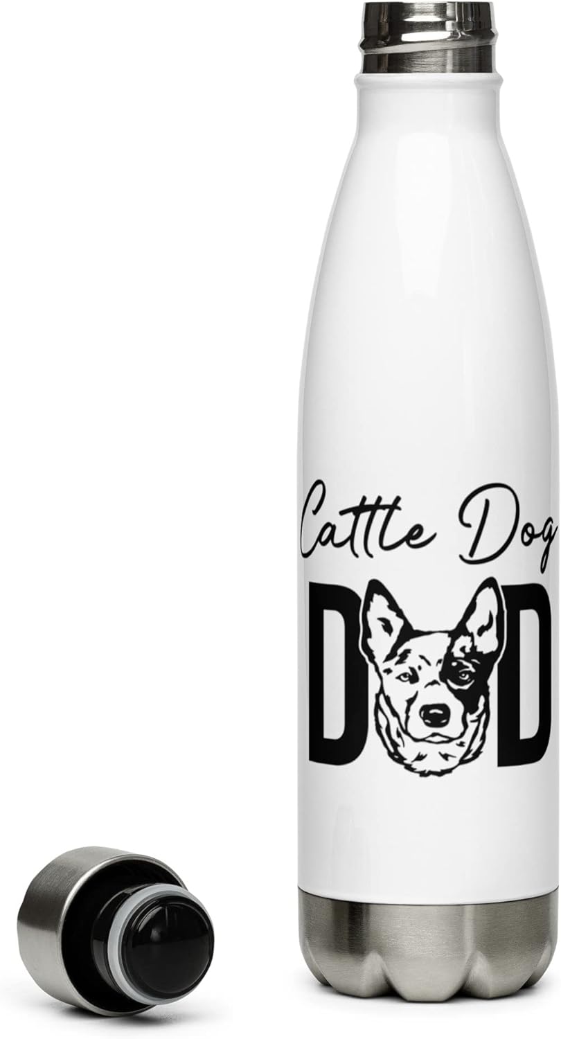 Cattle Dad Stainless Steel Water Bottle For Cattle Lover