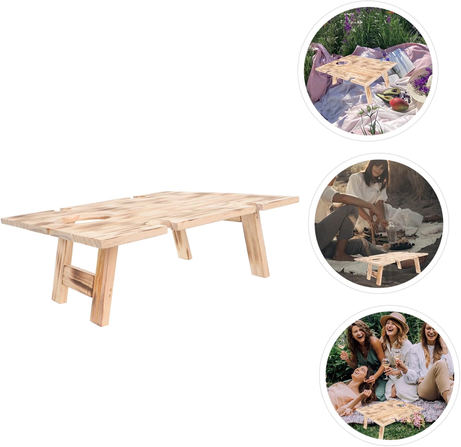BESPORTBLE Outdoor Camping Table Folding and Portable for Picnic Beach Gathering Party