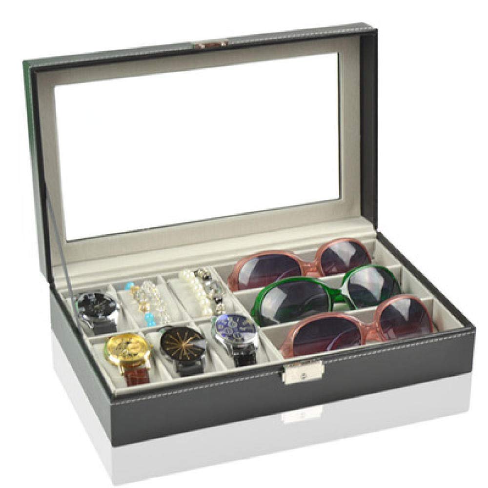 Boîte de rangement pour montres et lunettes afin de sublimer votre routine matinale