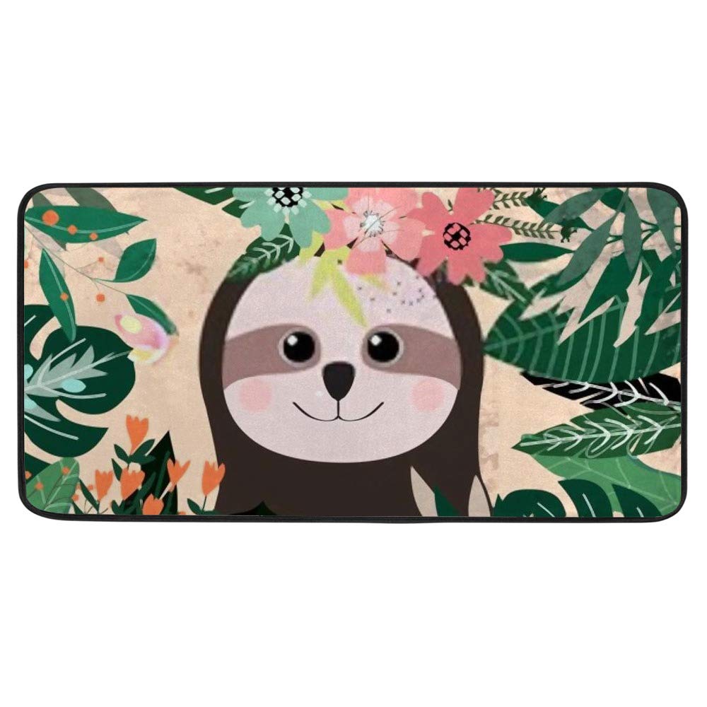 Tapis de cuisine antidérapant et super confortable motif ours